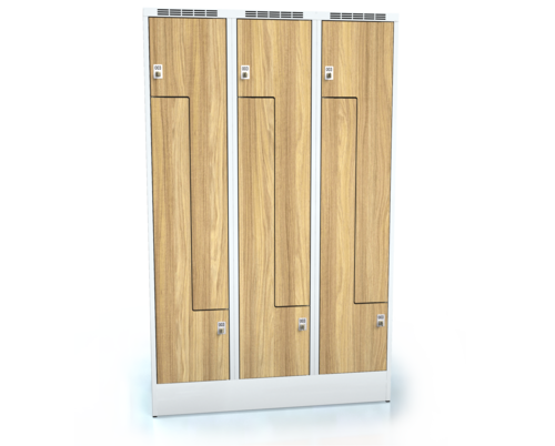 Cloakroom locker Z-shaped doors ALDERA 1920 x 1200 x 500